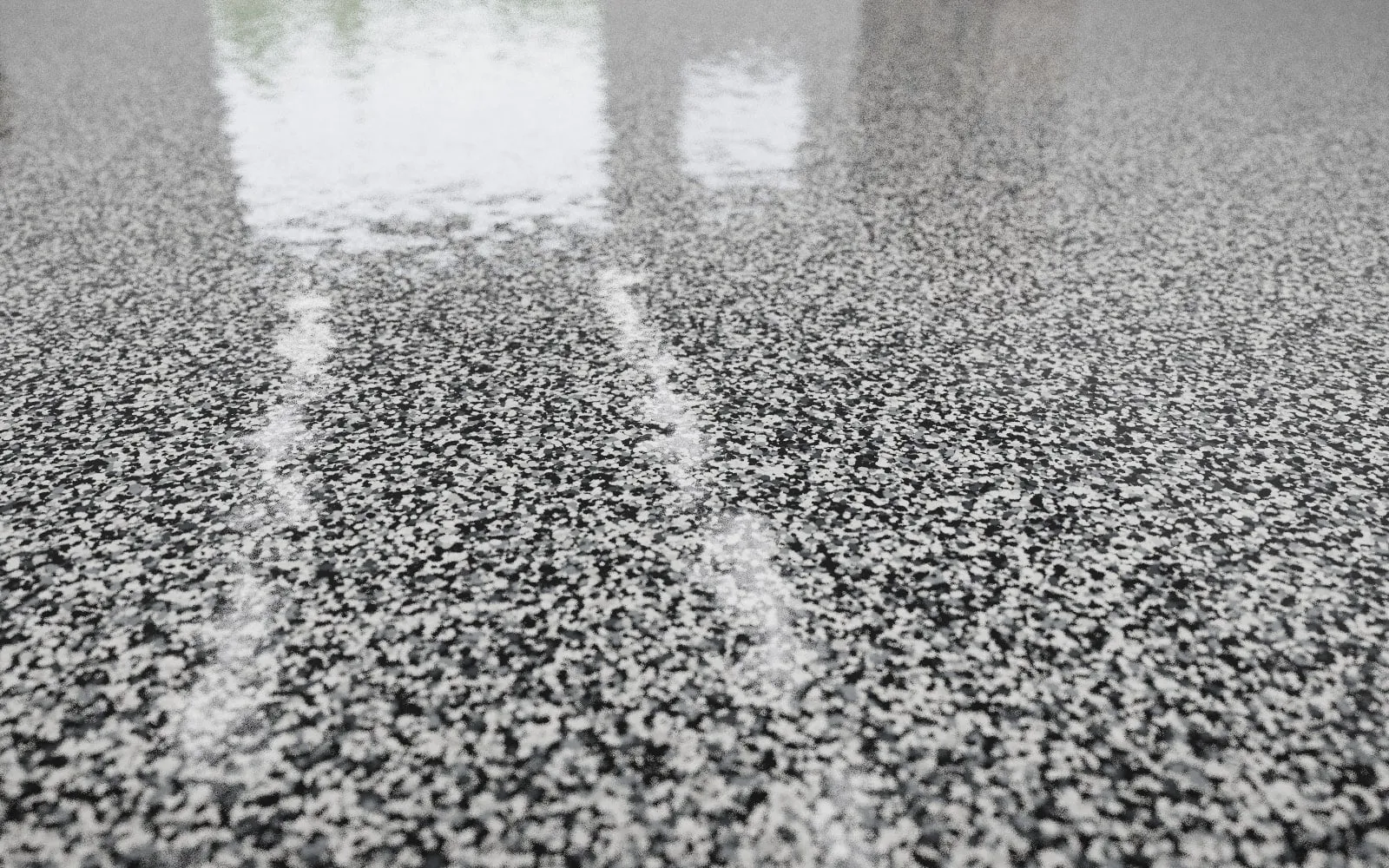 Flake Floor i sort og hvid